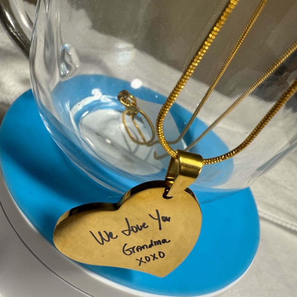 COPY - Blank  Heart Pendant Necklace